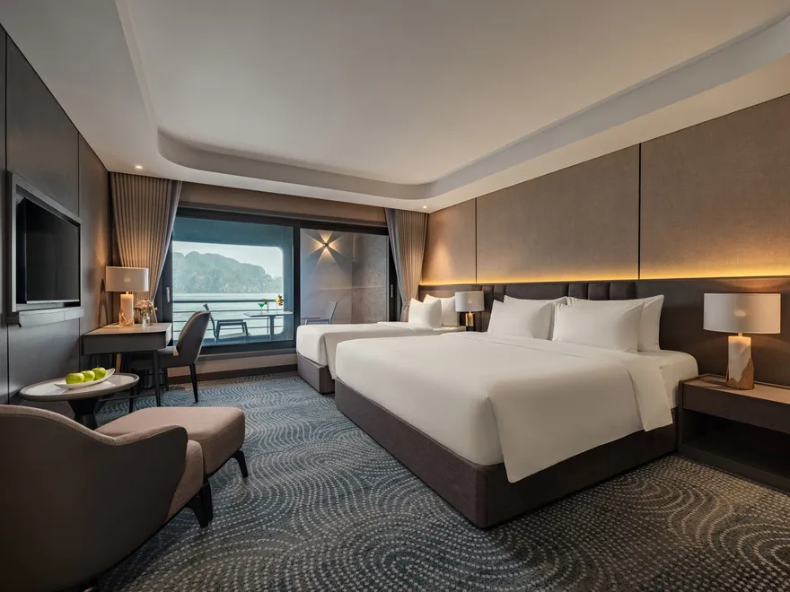 Junior Triple Suite Sea View with Private Balcony