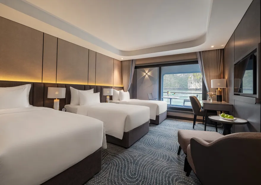 Junior Triple Suite Sea View with Private Balcony